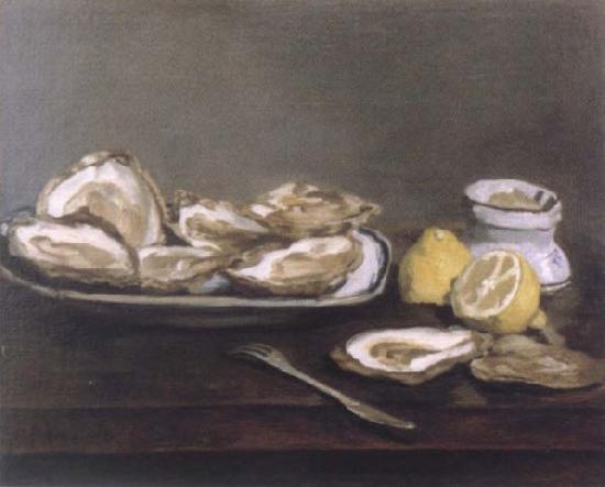 Edouard Manet Oysters oil painting image